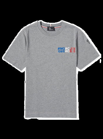 Moncler Grenoble Short Sleeve T-Shirt Grey 8C000-03-83927-987