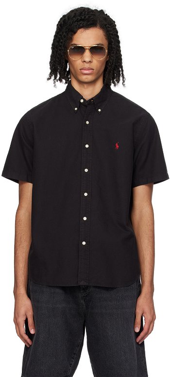 Polo by Ralph Lauren Black Classic Fit Shirt 710816449003