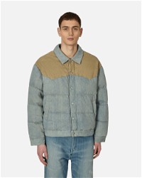 CLOT x Reversible Denim Puffer Jacket