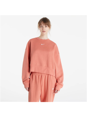 Nike Sportswear Collection Essentials Oversized Fleece Crew Sweatshirt DJ7665-827
