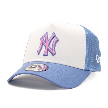 New Era 9FORTY A-Frame Trucker MLB Style Activist New York Yankees Cooperstown Copen Blue 60435097