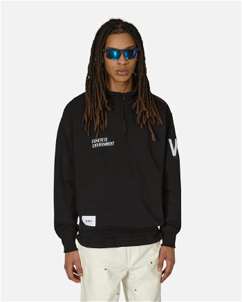 WTAPS Depst Half-Zip Sweatshirt Black 241ATDT-CSM05 BLK