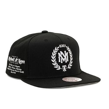 Mitchell & Ness Branded Heritage Snapback Black HHSS6829-MNNYYPPPBLCK