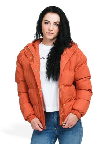 Urban Classics Hooded Puffer Jacket TB1756 orange