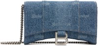 Blue Hourglass Wallet On Chain Bag