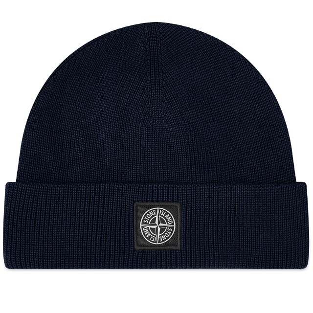 Knitted Patch Beanie