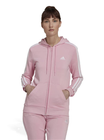 adidas Performance Essentials French Terry 3-Stripes Full-Zip Hoodie HL2059