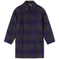 Maxime Check Wool Overcoat