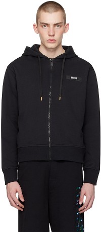 Jeans Couture Black Patch Hoodie