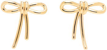 Valentino Garavani Bow Scoobies Earrings "Gold" 4W2J0U58MET