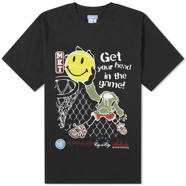 Smiley Head In The Game T-Shirt