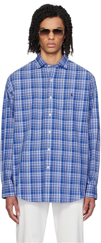Polo by Ralph Lauren Blue Classic Fit Shirt 710934669001