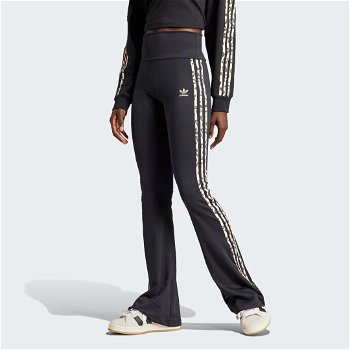 adidas Originals Leopard Luxe 3-Stripes Infill Flared Leggings IY7058
