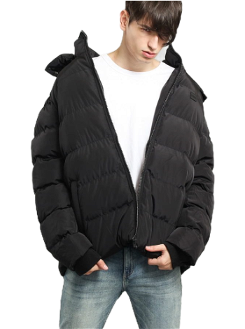 Urban Classics Hooded Puffer Jacket TB1807 černá