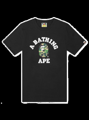 BAPE ABC Camo College T-Shirt Black/Green 001TEJ301005M-BLKGRN