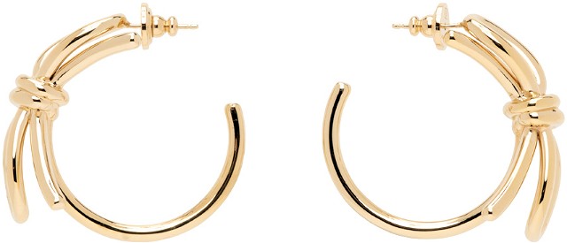 Garavani Bow Scoobies Earrings "Gold"