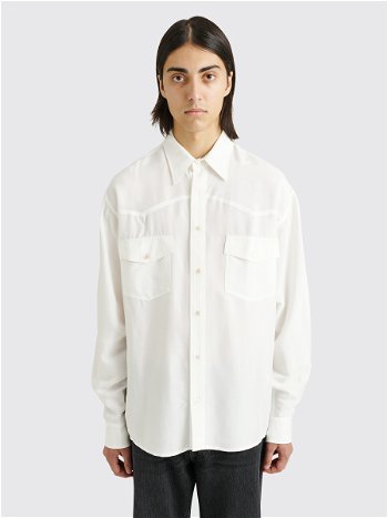 Acne Studios Button-Up Western Shirt Off White FN-MN-SHIR000699