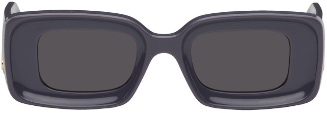 Purple Rectangular Sunglasses