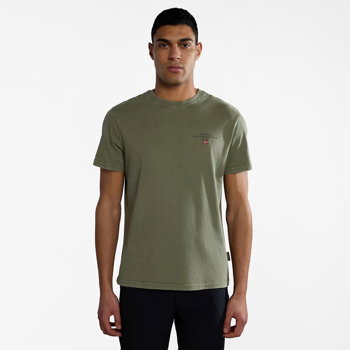 Napapijri T-Shirt Selbas T-Shirt Green Lichen NP0A4GBQGAE1