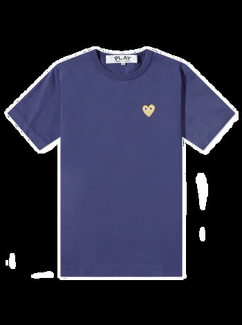 Comme des Garçons Play Gold Heart Logo Tee P1T216-2